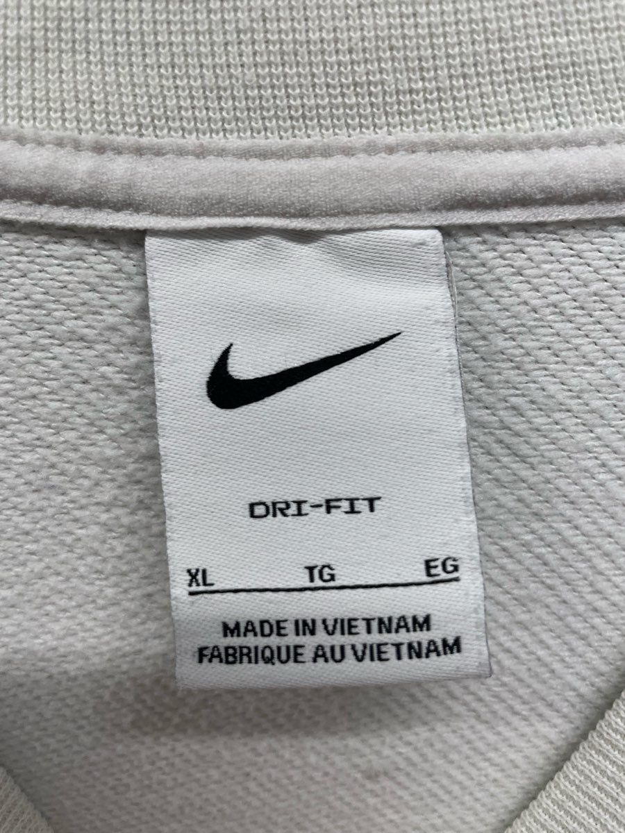 Nike Women's Dri-FIT Get Fit French Terry Sweatshirt Sail Pink Sz XL
