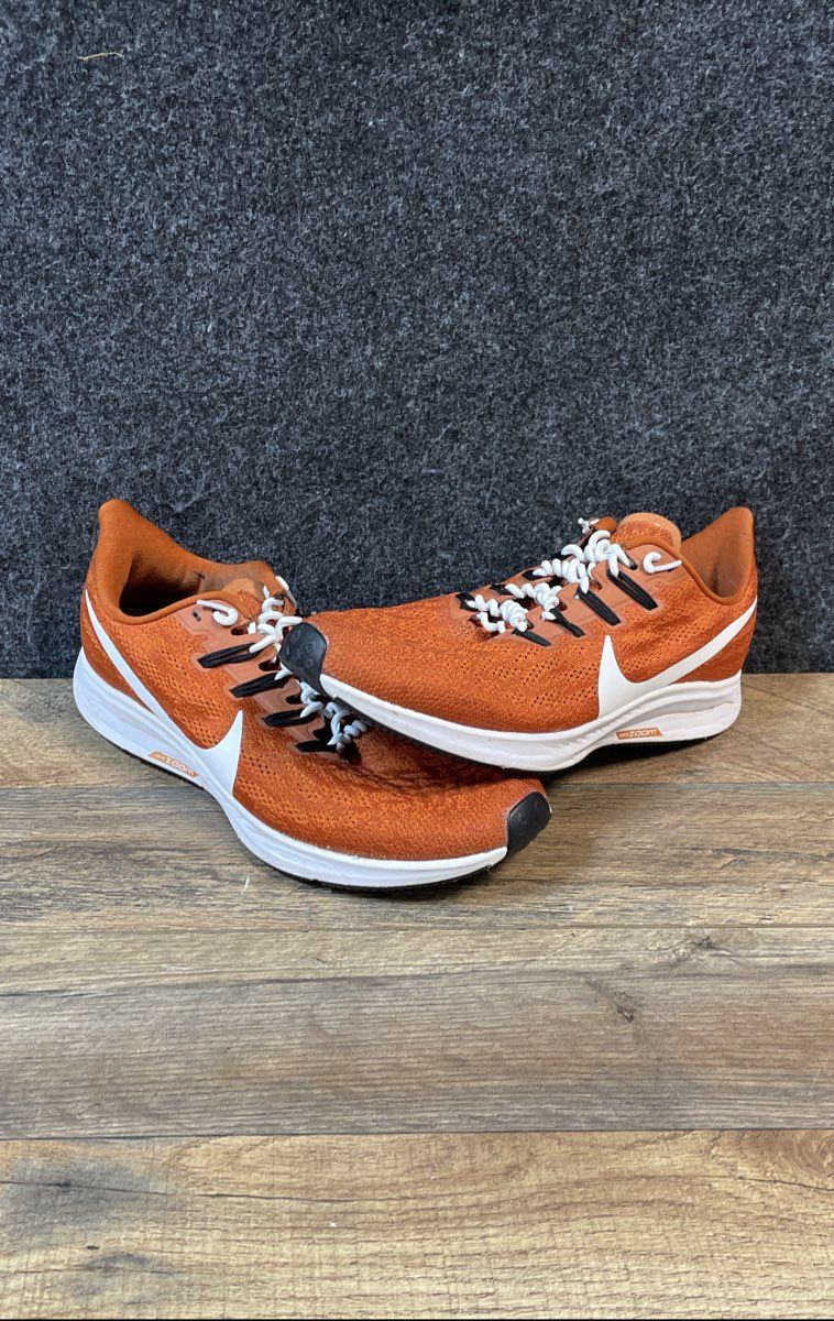 Nike Air Zoom Pegasus 36 Orange White Running Shoes Women's Size 8