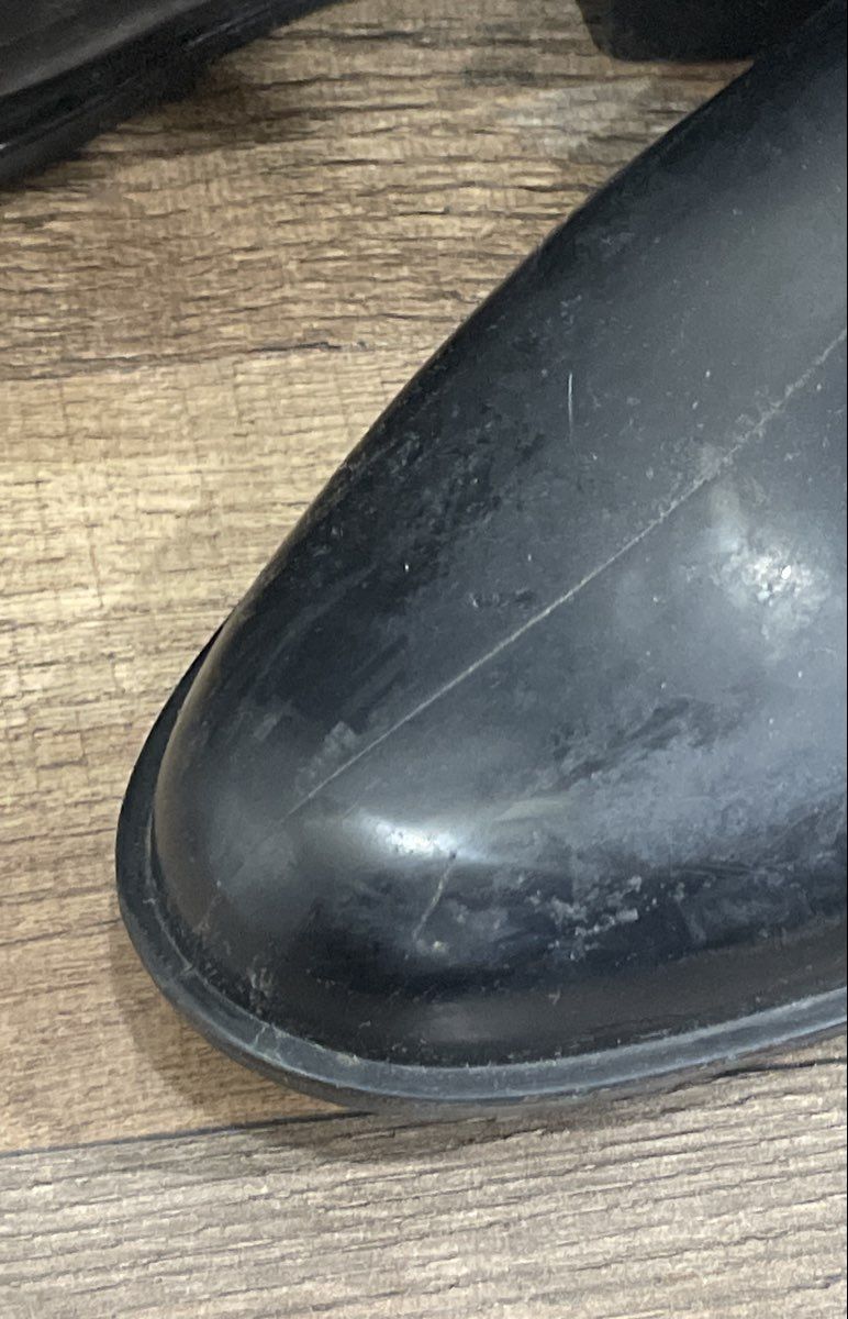 Tommy Hilfiger Black Tall Rubber Rain Boots Women's Size 9M