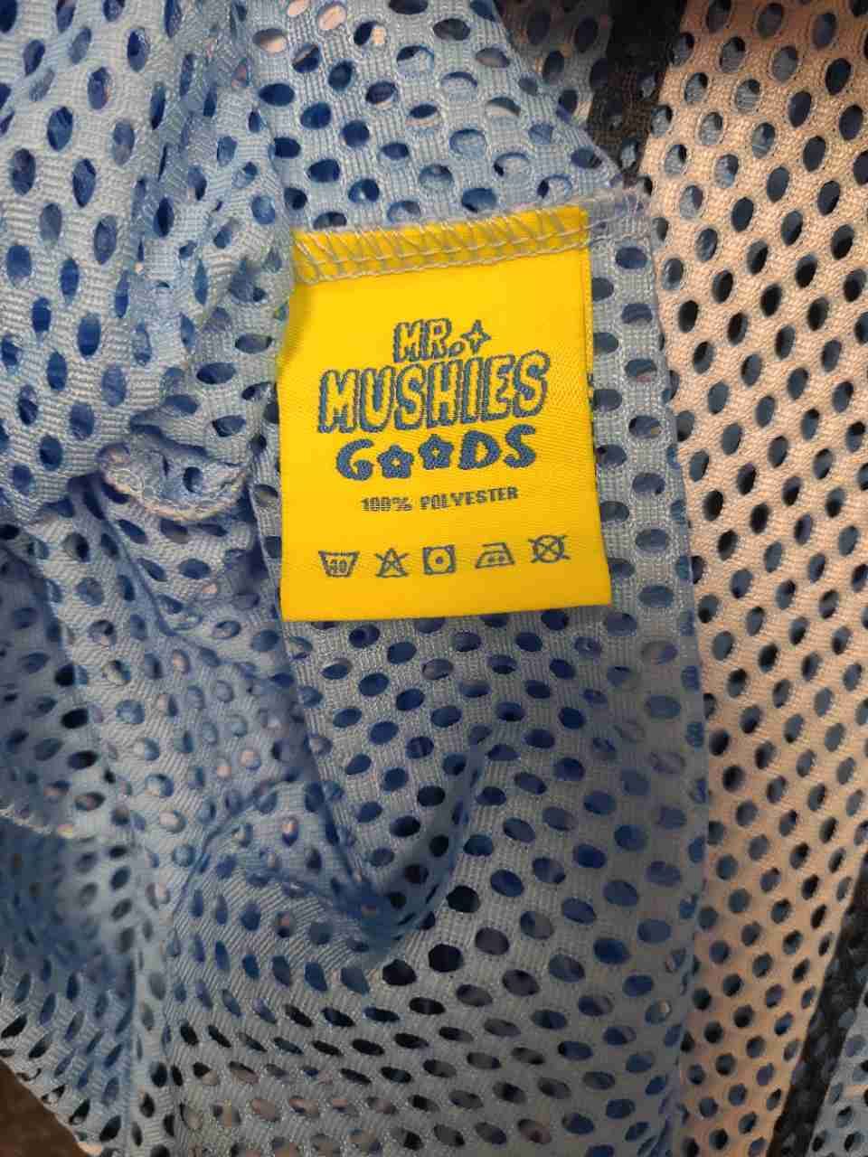 Mr. Mushies Goods Men's Light Blue Legend 10 Mesh Football Jersey Shirt Sz M