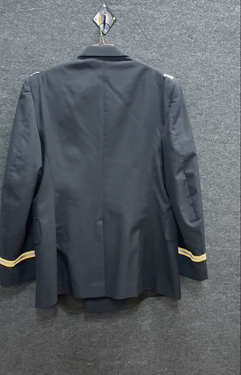 US Army Officer Dress Uniform Service Jacket Navy Size Large