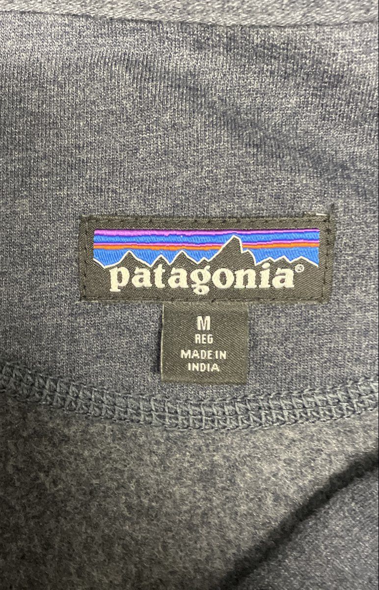 Patagonia Women's Ahnya Hoodie Heather Gray 3-Snap Fleece Pullover Size M