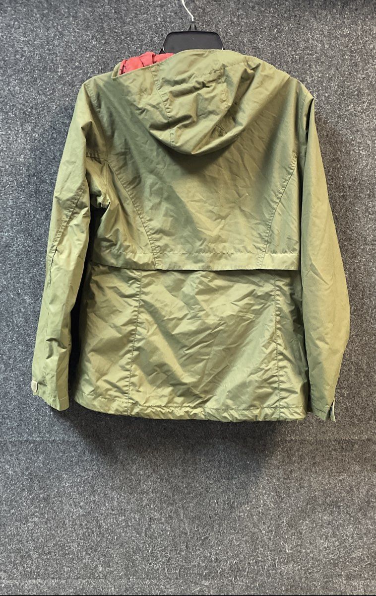 Columbia Women's Olive Green Interchange Hooded Rain Jacket Shell Sz XS
