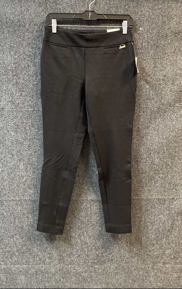 Anne Klein Women's Black Slim Ankle Career Pants Trousers Sz 2 NWT