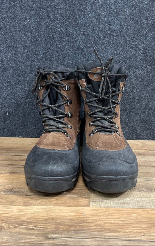 Ozark Trail Brown Suede Leather Winter Snow Boots Men's Size 8