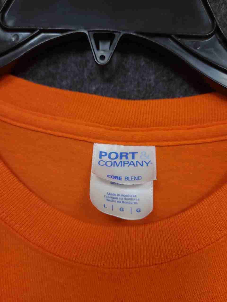 Port & Company Men's Orange Wawa Week with the Goldbergs T-Shirt Sz L