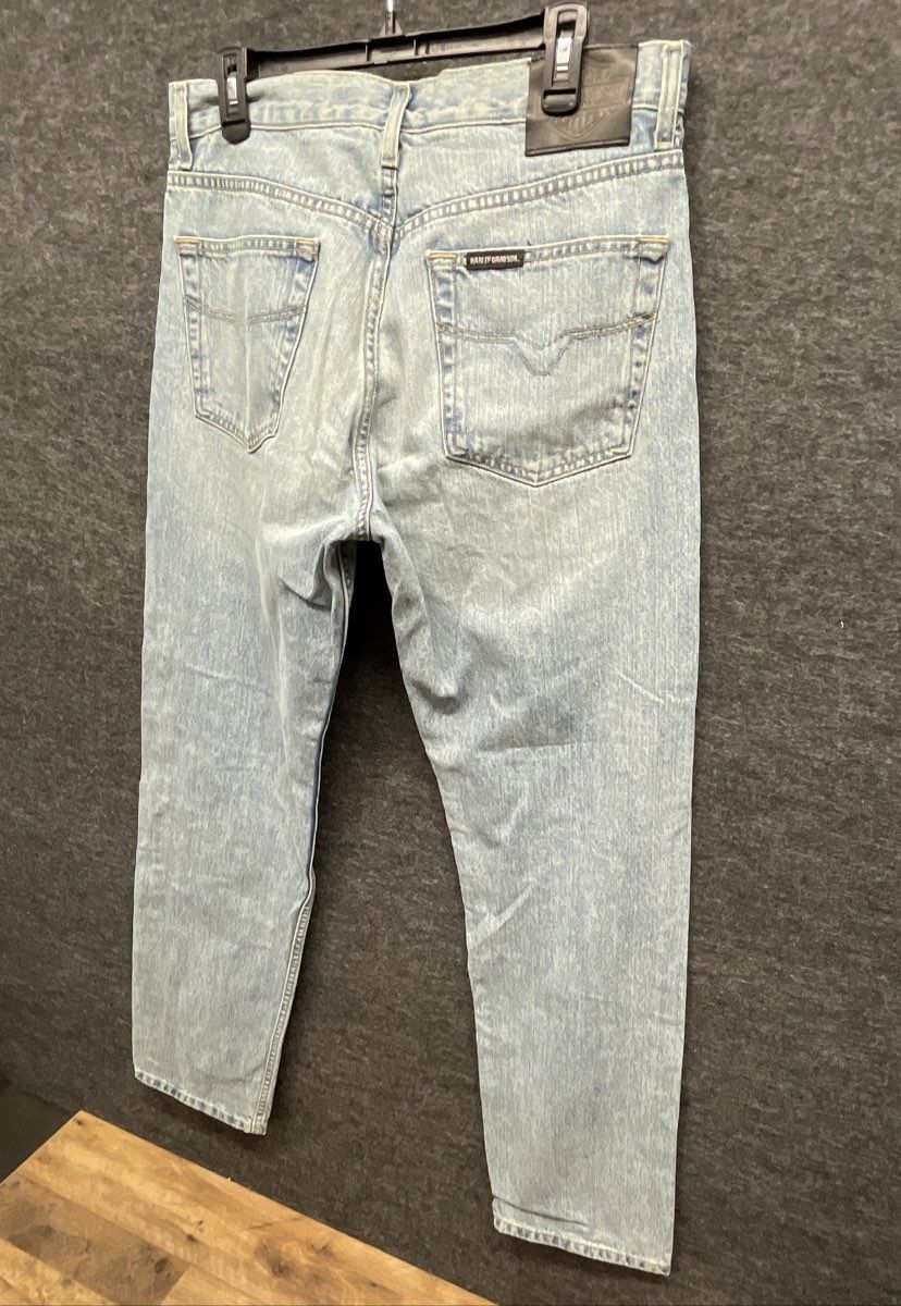 Harley-Davidson Men's Light Wash Straight Leg MotorClothes Jeans 34x34