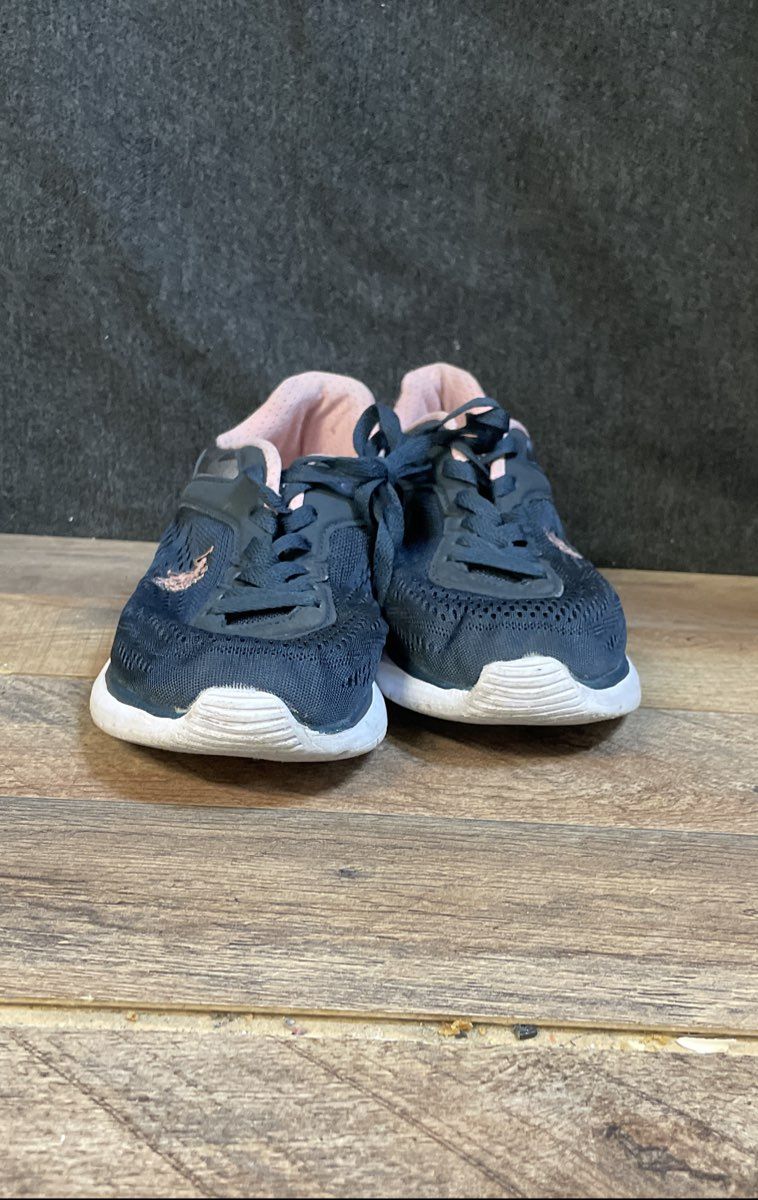 U.S. Polo Assn. Navy Blue Pink White Mesh Walking Shoes Sneakers Size 9