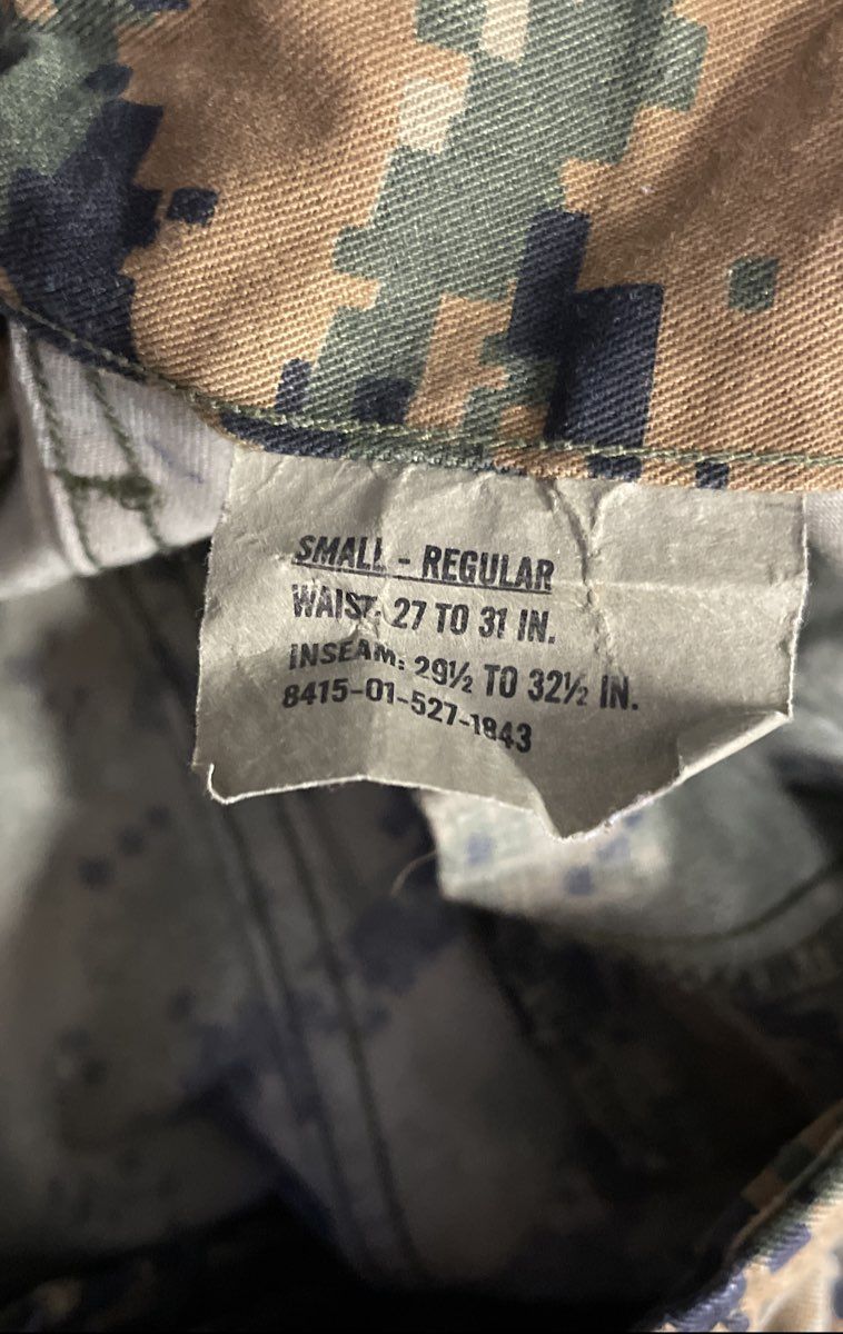 Woolrich USMC Men's Woodland MARPAT Camouflage MCCUU Trousers Small Regular