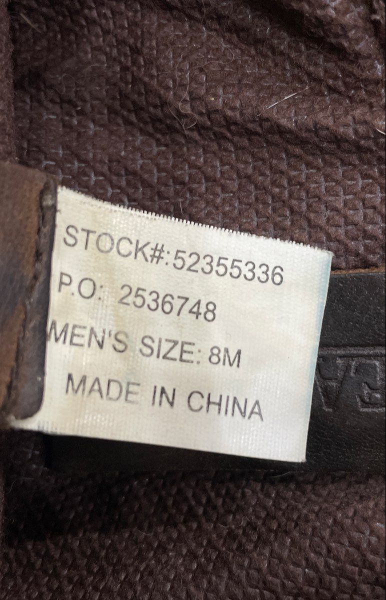 Redhead Tan Leather Pull-On Roper Work Boots Men's Size 8M