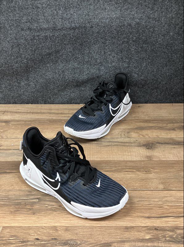 Nike LeBron Witness 6 Black Dark Obsidian Basketball Shoes Size 7