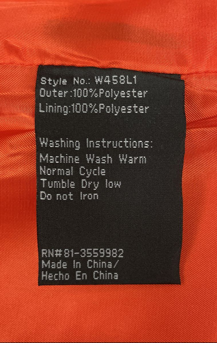 Coalition LA Women's Orange Belted Mid-Length Trench Coat Sz XL