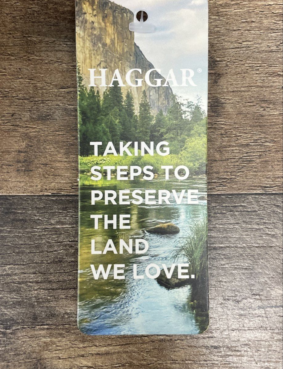 Haggar Men's Premium Comfort Dress Pants Olive Brown Stretch Stria NWT 40x32