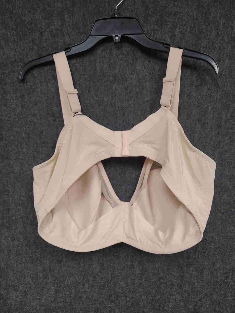 Understance Women's Anti-Chafe Cooling Flexwire Unpadded Bra Champagne 44I NWT