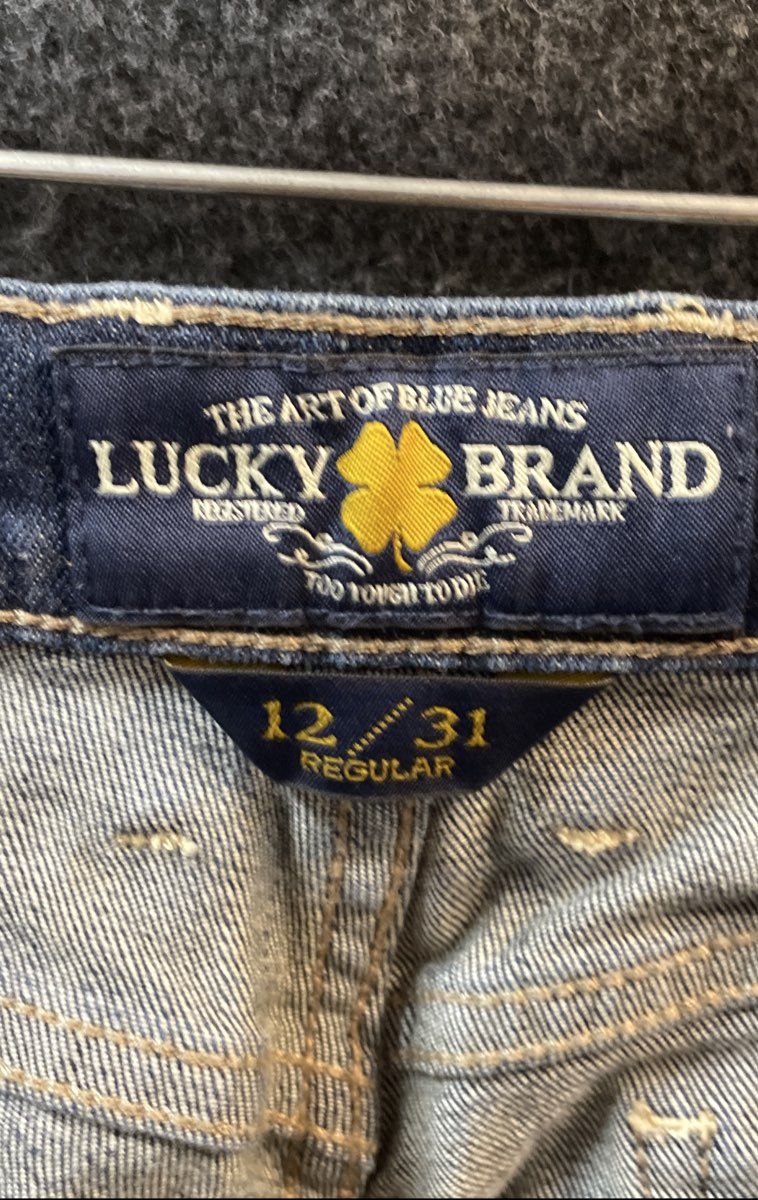 Lucky Brand Women's Sweet N Low Blue Bootcut Stretch Jeans Sz 12/31 Regular
