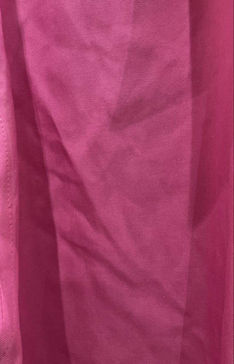 Foxcroft Women's Pink Non-Iron Shaped Fit Long Sleeve Button Up Shirt Sz 18