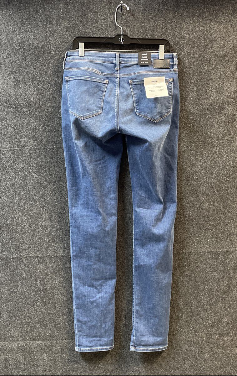 Mavi Women's Emma Slim Boyfriend Jeans Blue SuperSoft Stretch Sz 29x34 NWT
