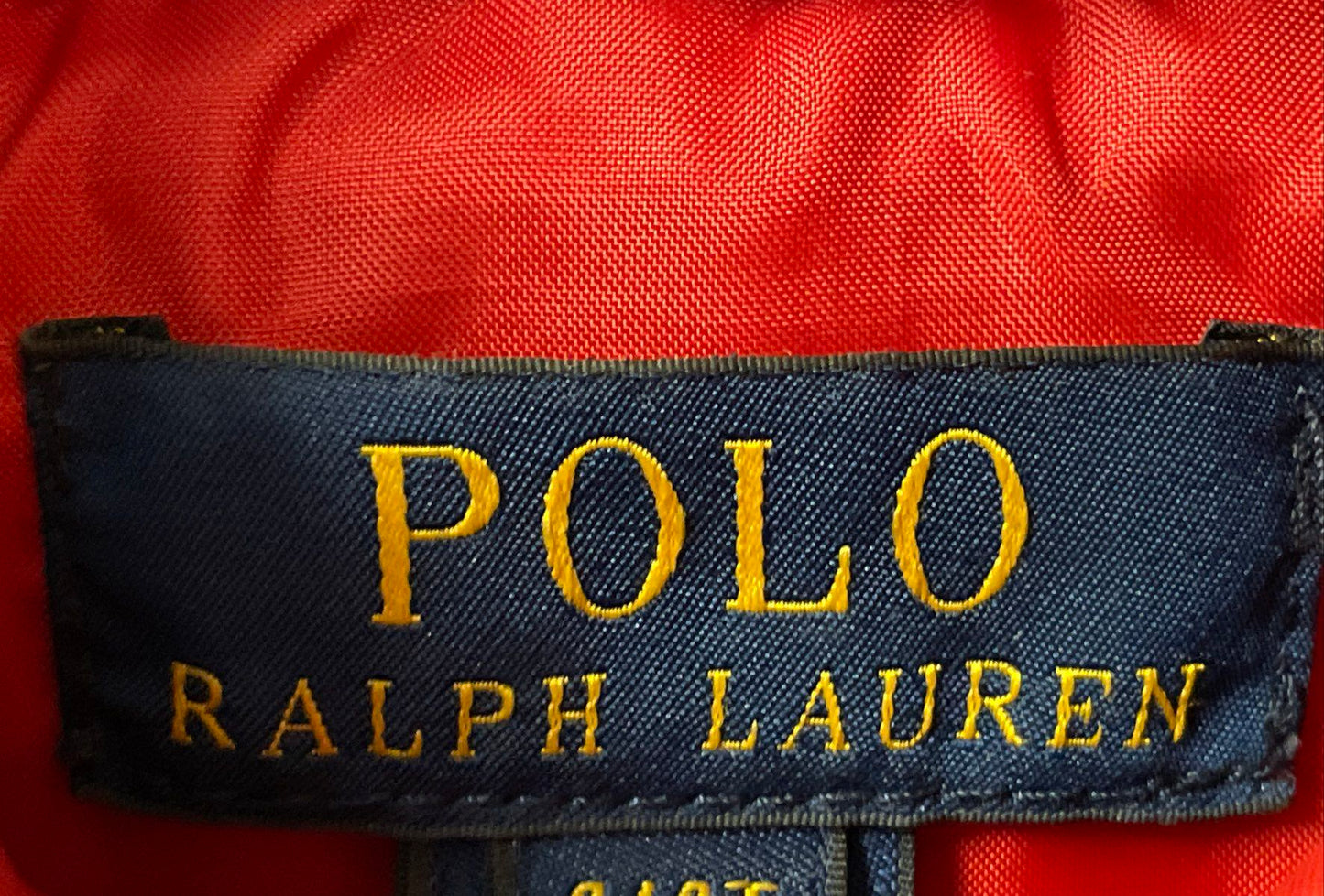 Polo Ralph Lauren Boys Navy Blue Down Puffer Bubble Jacket Full Zip Sz 4T