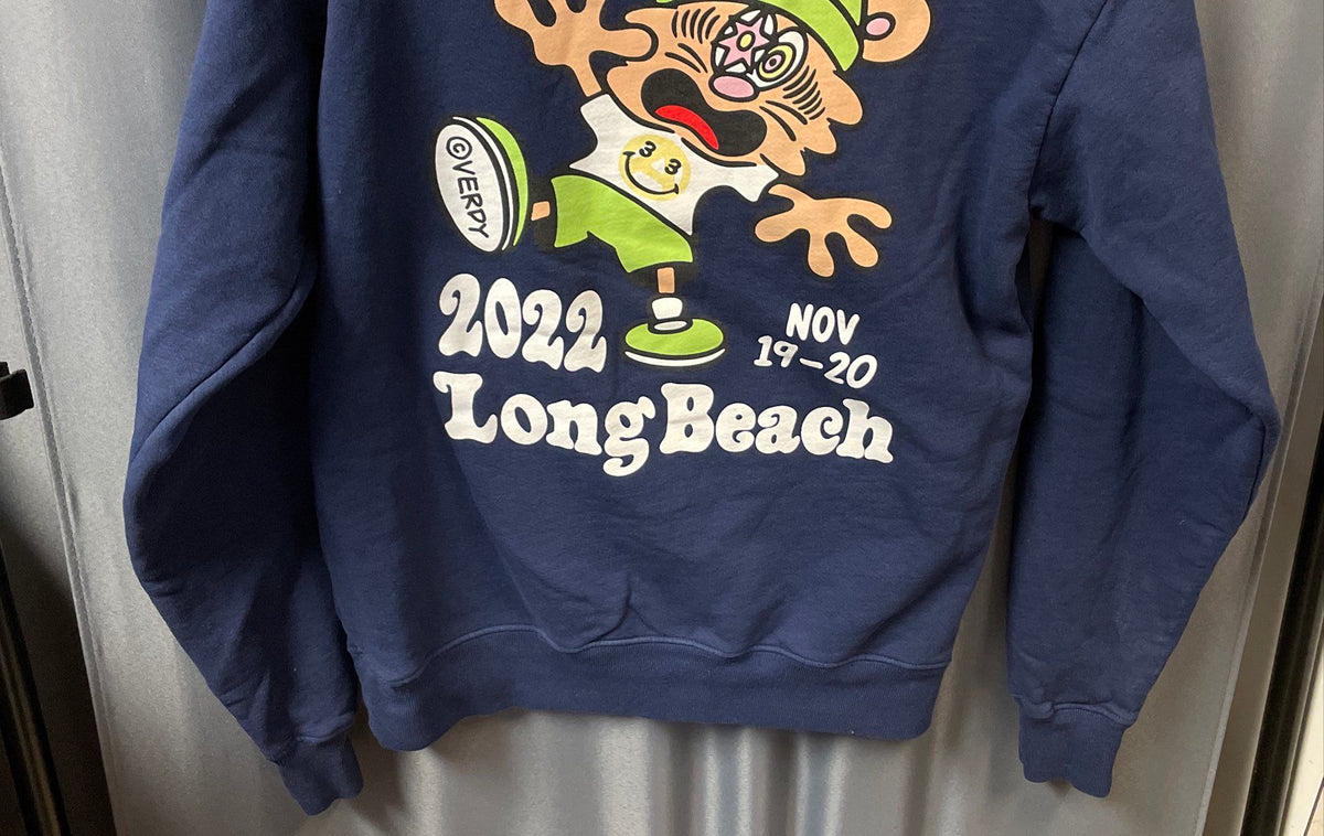 Complexcon Men's Navy 2022 Long Beach Graphic Pullover Hoodie Sz S