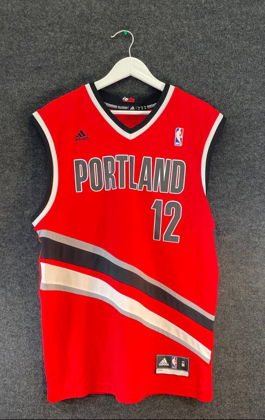 Adidas Men's Portland Trail Blazers LaMarcus Aldridge #12 Red Jersey Sz M