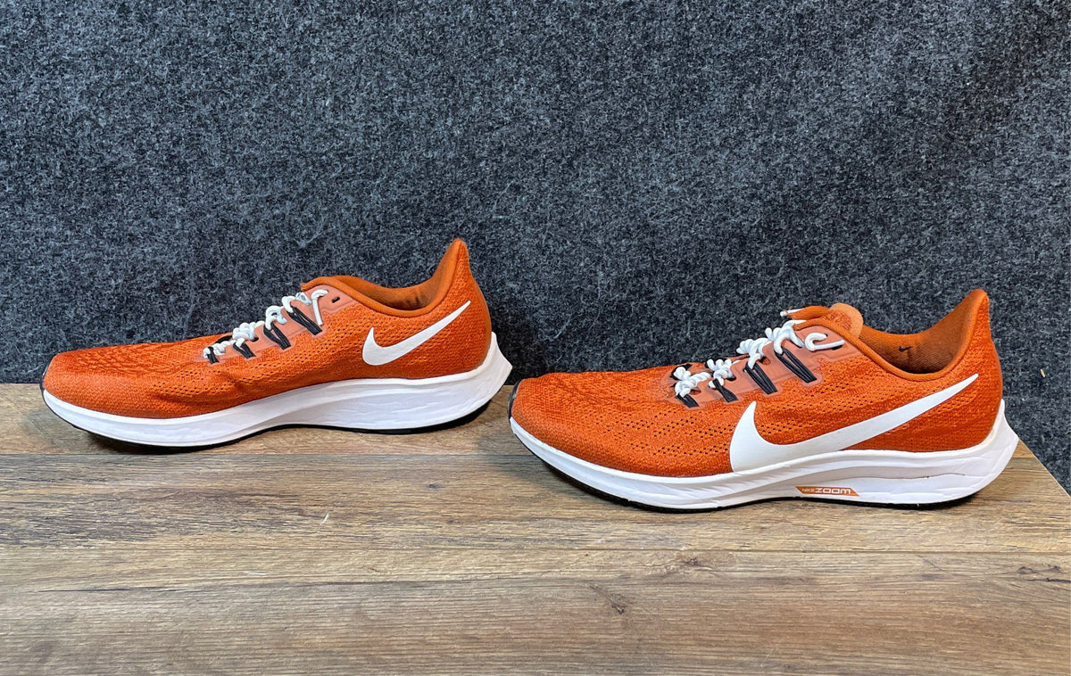 Nike Air Zoom Pegasus 36 Orange White Running Shoes Women's Size 8