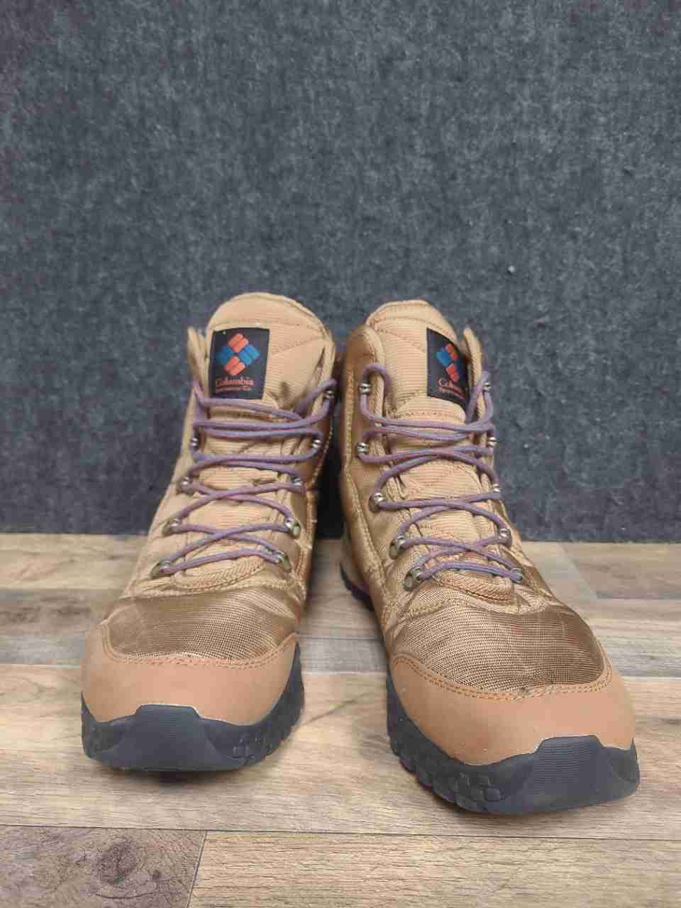 Columbia Firecamp Waterproof Tan Black Men's Winter Hiking Boots Size 13