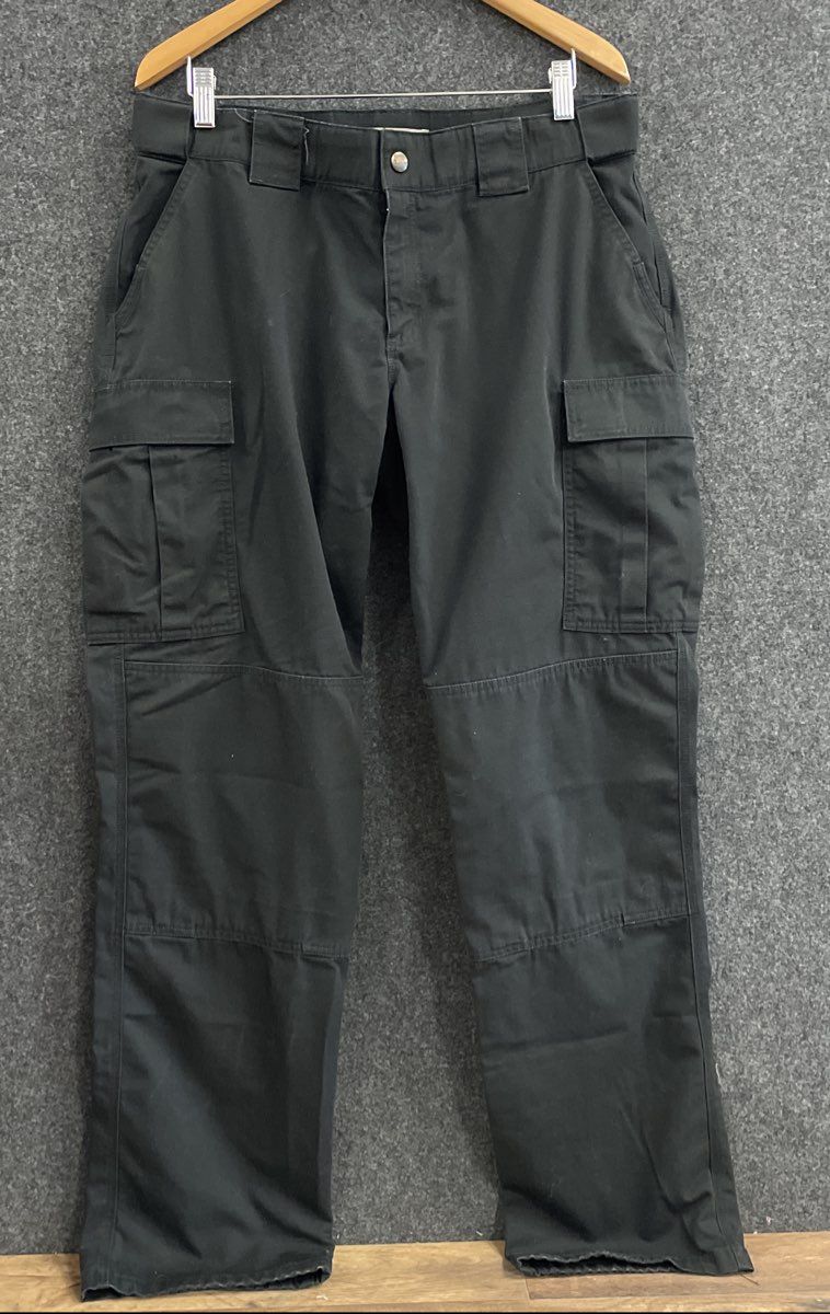 5.11 Tactical Women's Black Cargo Pants Reinforced Knees Size US 14 Long