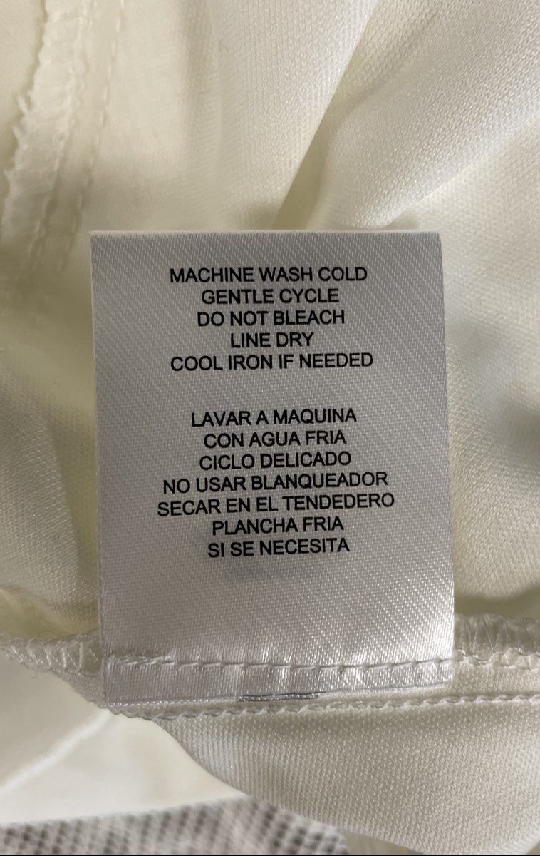 Seni & Cade Women's Ivory Ruffle V-Neck Textured Tiered Mini Dress Sz S NWT
