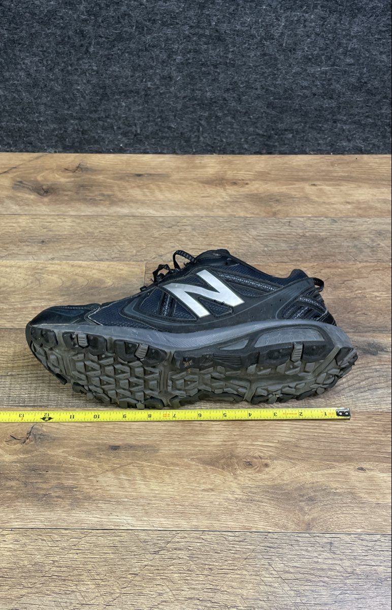 New Balance 410v5 All Terrain Black Silver Trail Running Shoes Men's Size 12