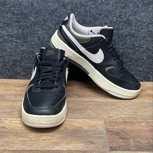 Nike Court Vision Alta Black White Olive Women's Low Top Sneakers Size 8
