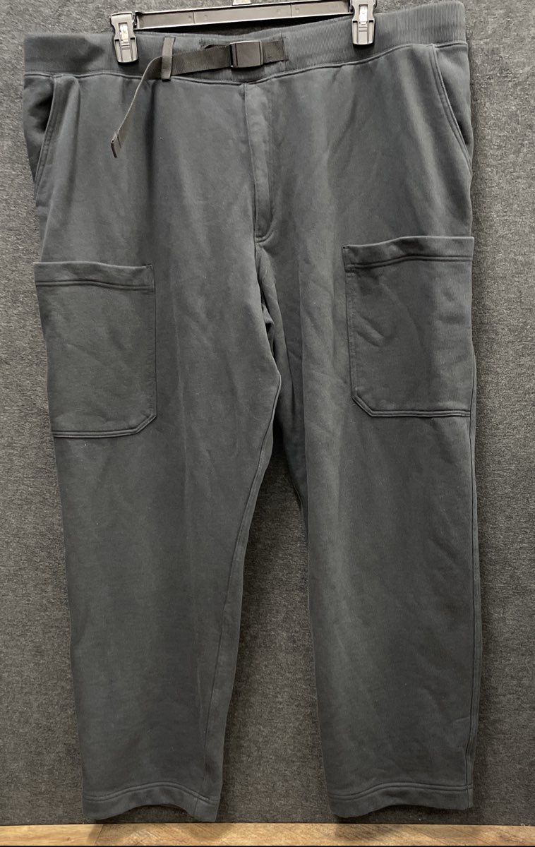 Duluth Trading Co Men's Gray Relaxed Fit Belted Cargo Joggers Sz 3XL x 32 NWT