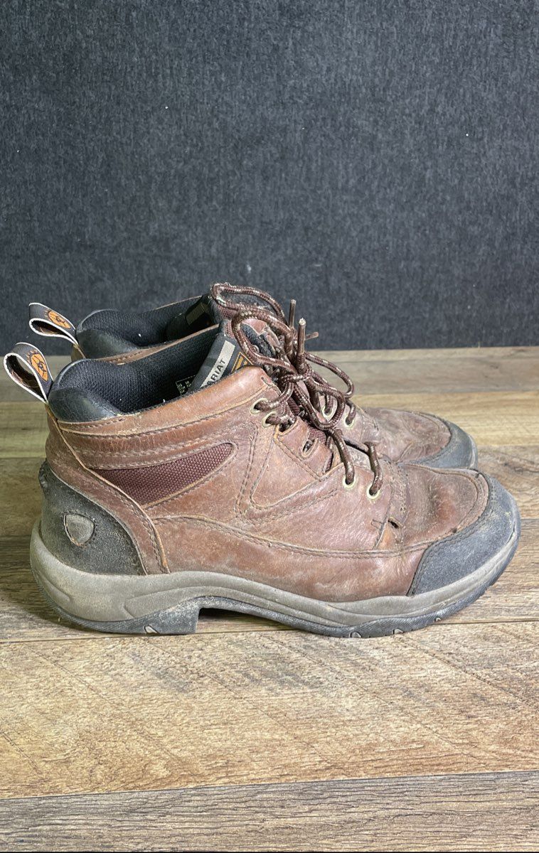 Ariat Women's Terrain Brown Leather Hiking Trail Boots Size 8B