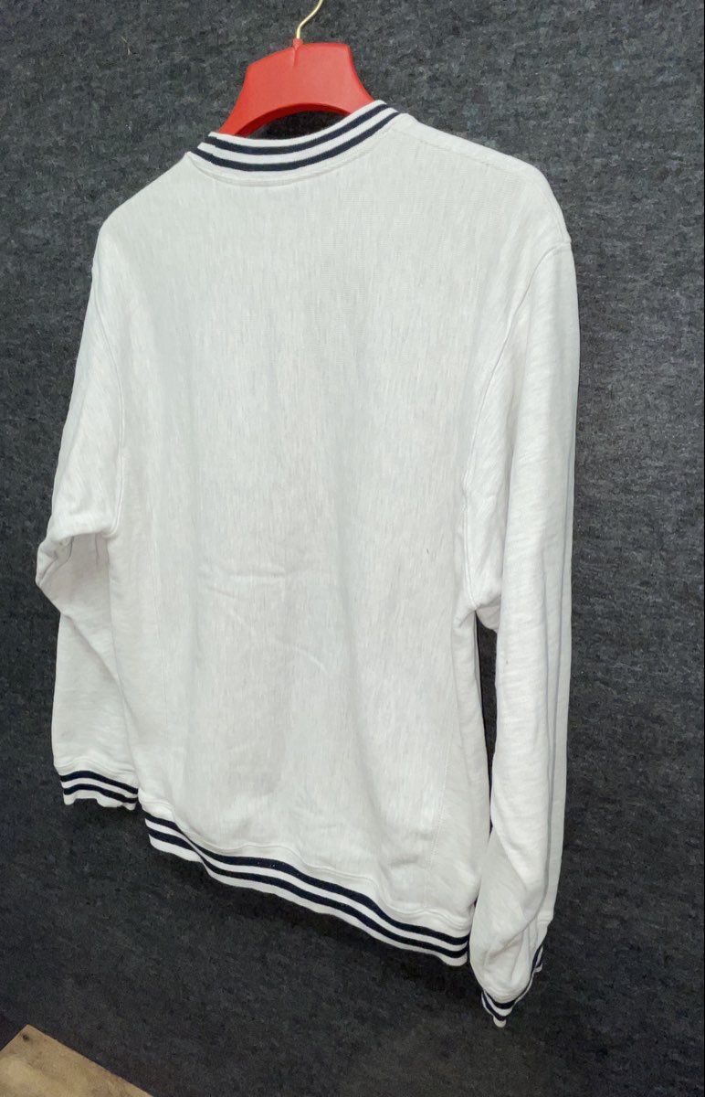 Champion Men's WV Mountaineers Reverse Weave Gray Sweatshirt Size L