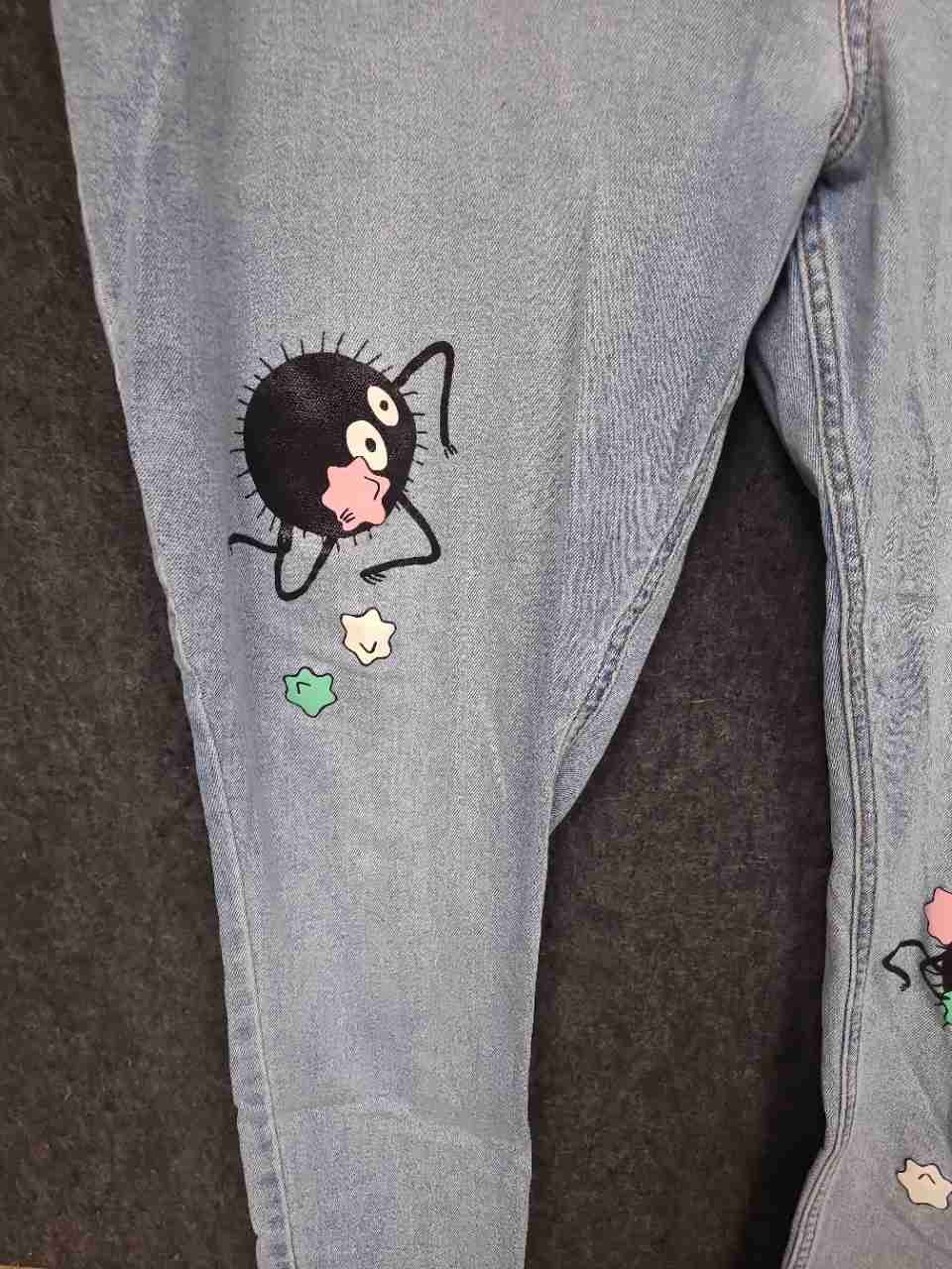 Her Universe Women's Spirited Away Soot Sprite Studio Ghibli Blue Jeans Sz 18