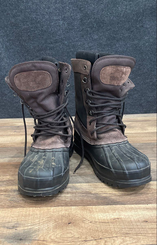 Pacific Trail Artic Men's Brown Black Snow Hiking Duck Boots Size 8M