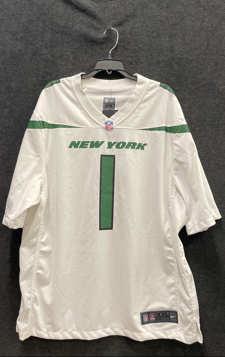 Nike New York Jets Ahmad Sauce Gardner #1 Jersey White On Field Sz XXL NWT