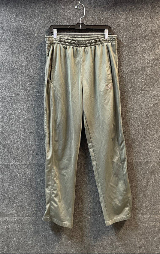 Tapout Men's Grey Polyester Track Pants Elastic Waist Embroidered Logo Sz L