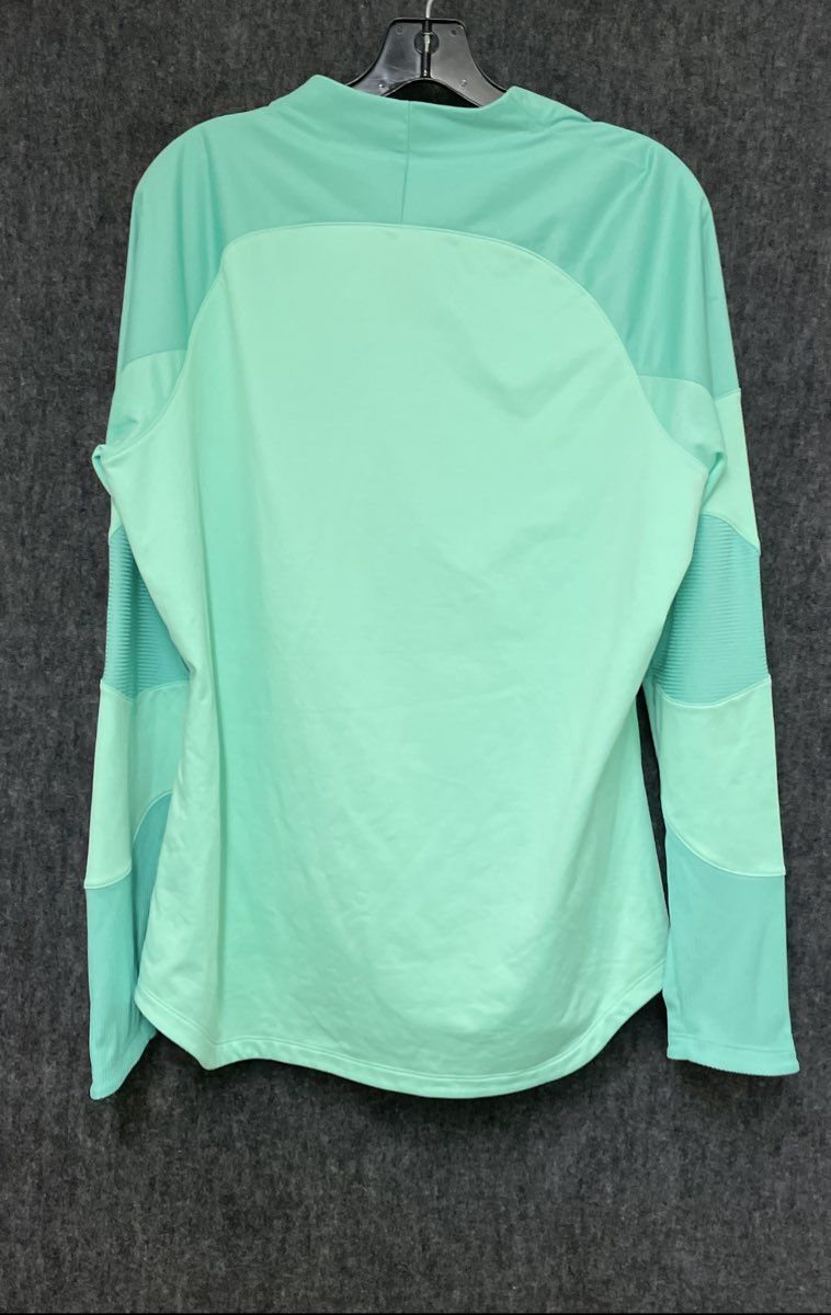 Nike Women's Mint Green Therma-Fit Strike Drill Top Performance 1/4 Zip Sz L
