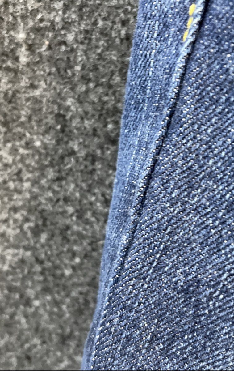 Lucky Brand Men's Slim Bootleg Blue Indigo Stretch Dungarees Jeans Sz 36 Reg