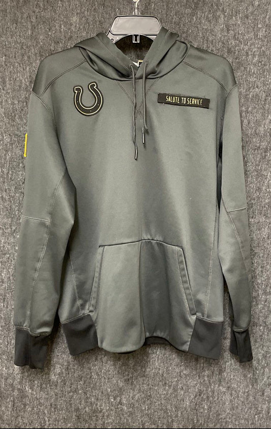Nike Men's Indianapolis Colts Salute to Service Therma-FIT Hoodie Olive Sz M
