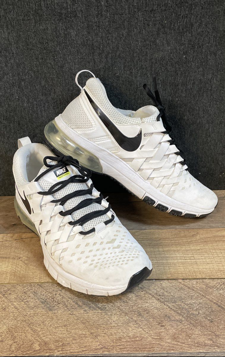 Nike Fingertrap Max White Black Men's Training Shoes Sneakers Size 9