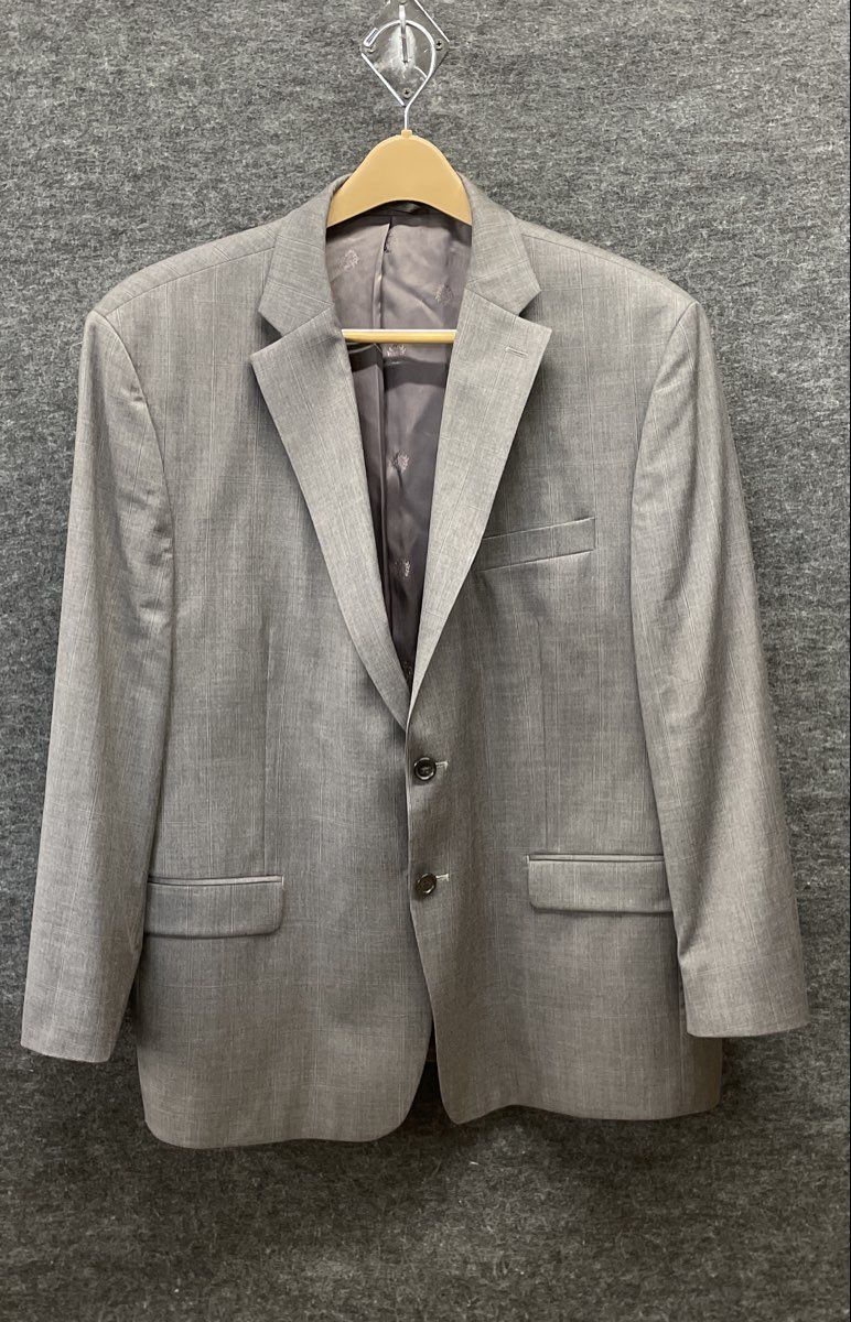 Lauren Ralph Lauren Men's Gray Glen Plaid Check 100% Wool Suit Jacket Blazer