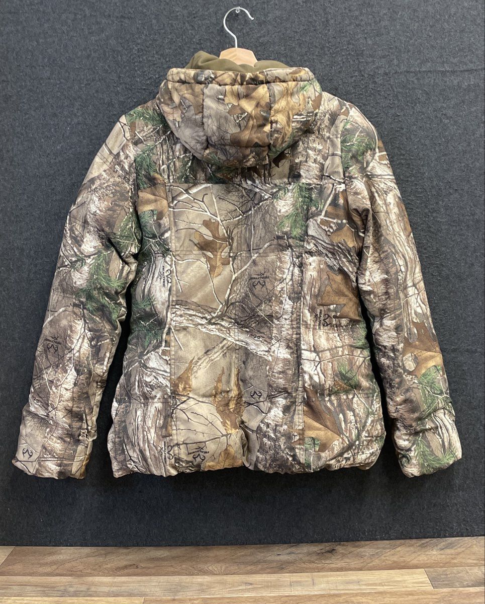 Realtree Women's Xtra Camo Hooded Insulated Puffer Jacket Sz S