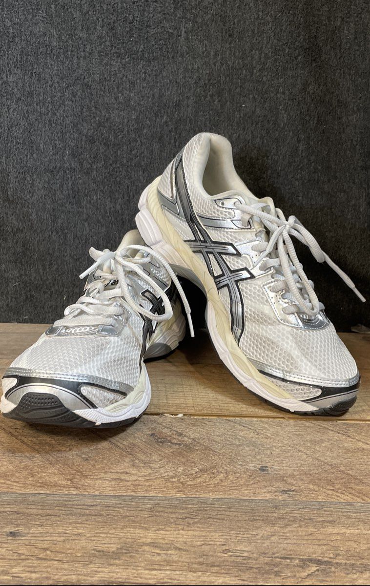 Asics Gel-1130 White Pure Silver Running Shoes Men's Size 8