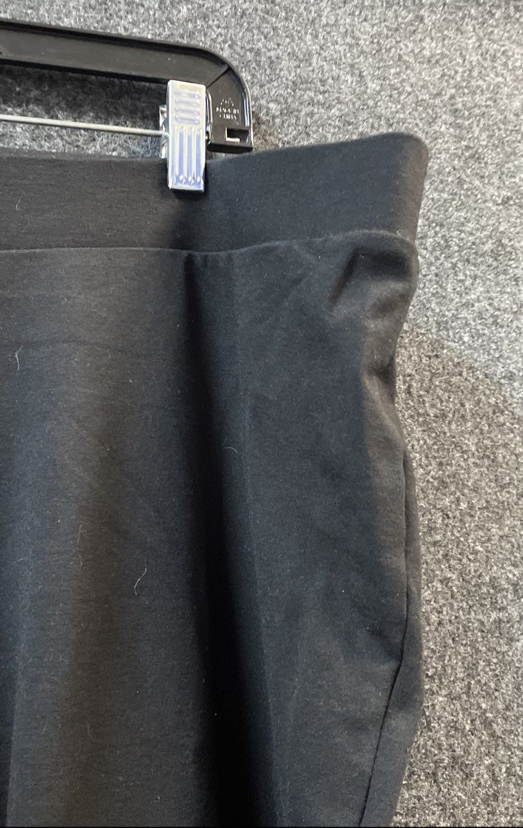 Philosophy Women's Black Ponte Knit Pull-On Stretch Plus Size Pants Sz 3X