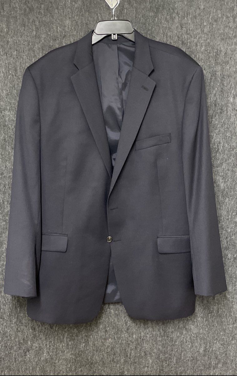 Lauren Ralph Lauren Men's Black Wool 2-Button Blazer Made in Canada Sz 50L