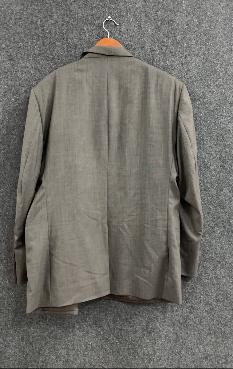 Jos. A. Bank Men's Gray 100% Wool 2-Button Blazer Sport Coat Sz 46R