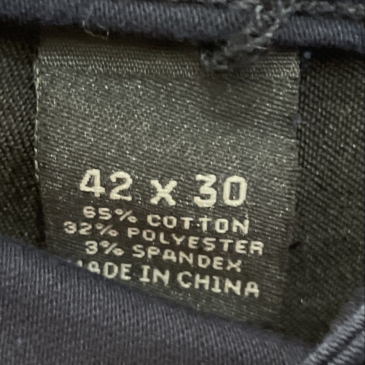 Fried Denim Men's Navy Blue Cotton Blend Stretch 5-Pocket Pants Sz 42x30