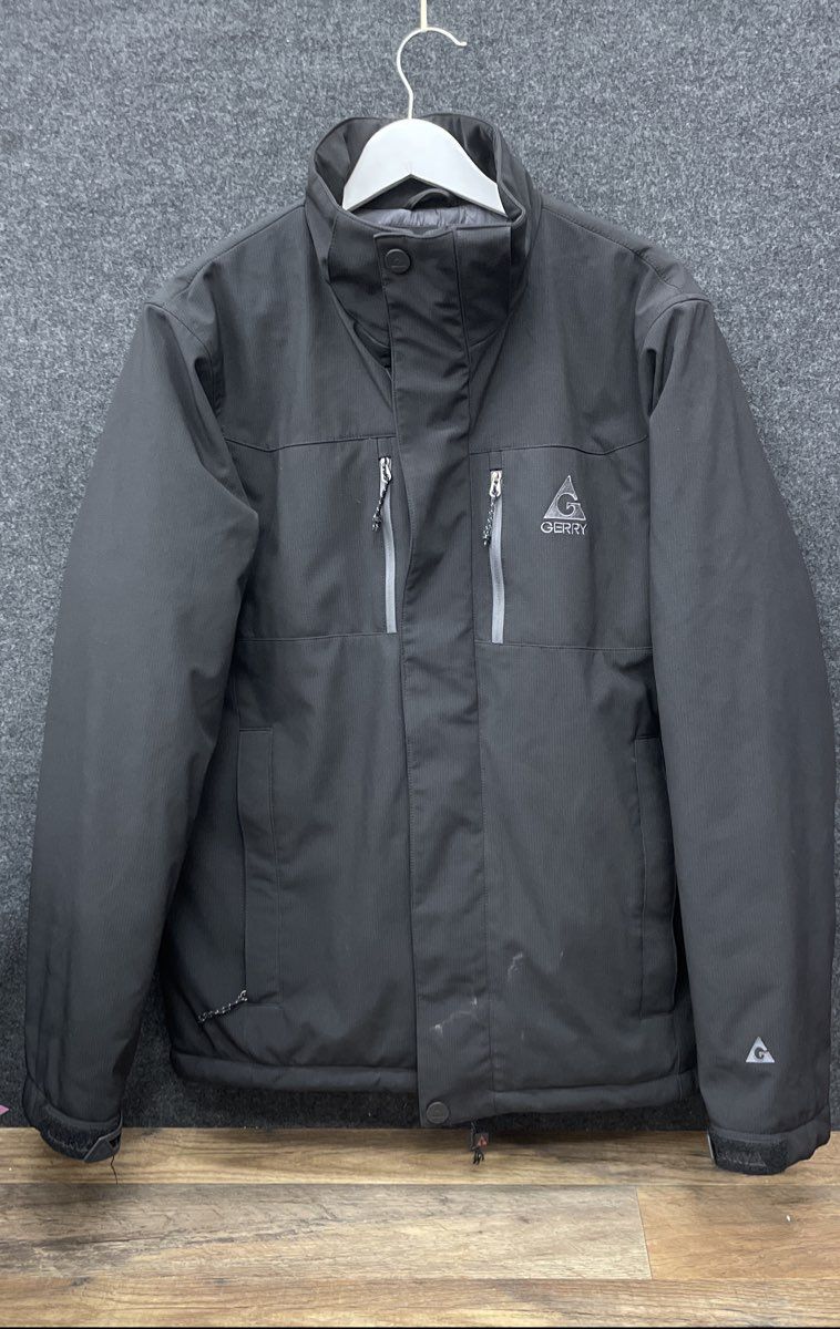Gerry Men's Ski Jacket Black Insulated Softshell Performance Sz M