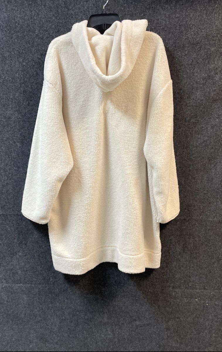 Koolaburra by UGG Women's Cream Sherpa Half Zip Pullover Hoodie Jacket Sz 2X